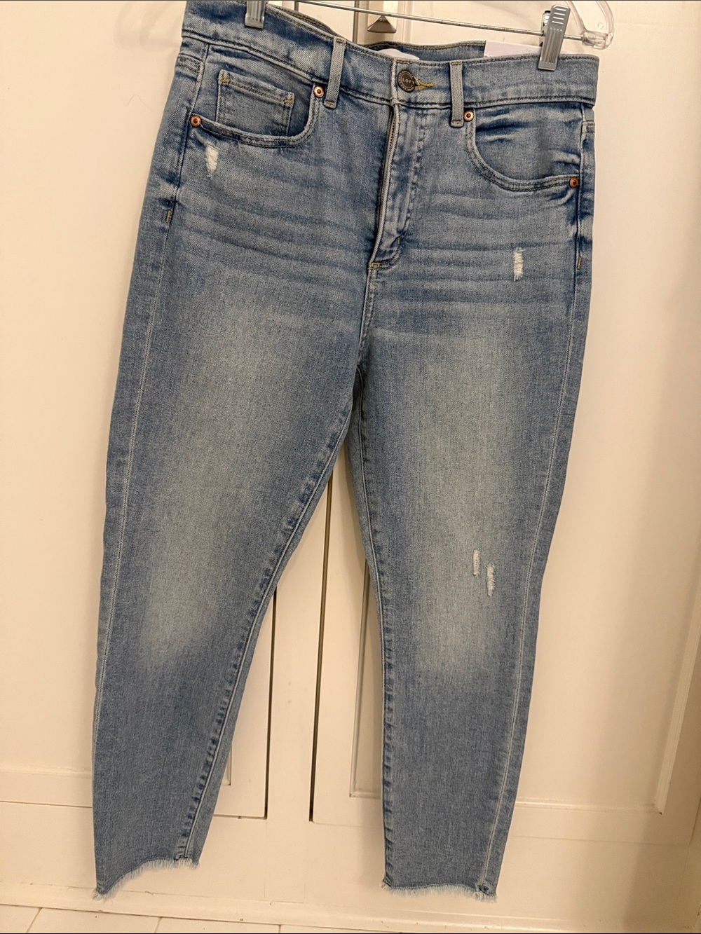 NEW Loft Size 8P High Waisted Skinny Jeans